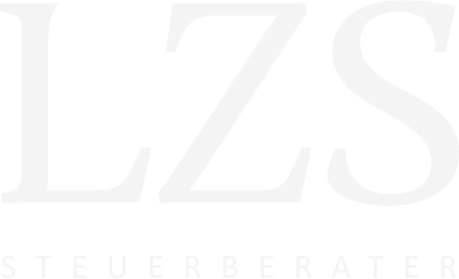 LZS Logo in weißer Darstellung